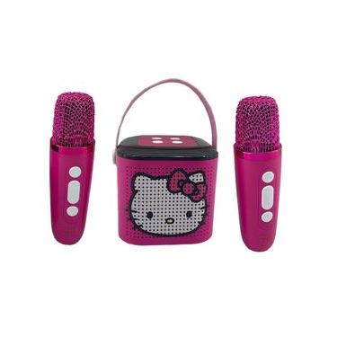 Imagem de Caixa de Som Bluetooth Karaokê Infantil Hello Kitty