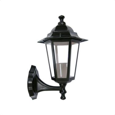 Imagem de Kit 3 Arandela Taschibra Colonial Tlf 27 Alumínio E27 Bivolt Preto