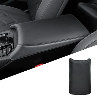 Imagem de Capa de apoio de braço para console central para BMW X3 xDrive 2025-2026 - Protetor de apoio de braço de couro PU capa de tampa de caixa de descanso de braço compatível com acessórios BMW X3 30 xDrive