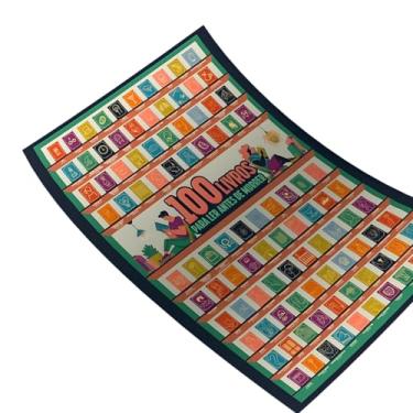Imagem de Raspadinha 100 Livros Para Ler Antes de Morrer Pôster Sem Moldura