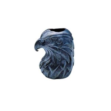 Imagem de Pingente feito à mão de latão com contas de cabeça de águia, joias personalizadas para entusiastas de bricolage, acessórios de berloque de contas de paracord ideais, Medium, Latão, Sem Pedra Preciosa