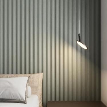 Imagem de Painel Ripado de Poliestireno 12cmX12mmX2,85m Slin Lira Cinza - Pix Re