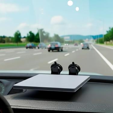 Imagem de Splin Suporte Starlink Veicular para Console ou Painel, fixado no Para-brisa com Ventosas - com trava de pressão