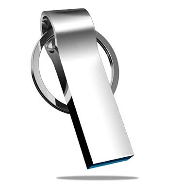 Imagem de Pen Drive USB 3.0 de 64 GB | Pen Drive USB 3.0 de alta velocidade, à prova d'água, armazenamento de dados grandes, pendrive | Pen Drive portátil vem com chaveiro, pen drive