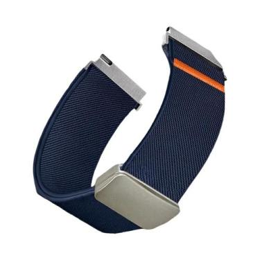 Imagem de Pulseira Magnética De Nylon Elástico De 18/20/22mm Compatível Com Reló