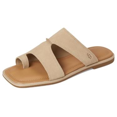 Imagem de UGG Sandália rasteira feminina Matira, Camurça semente de mostarda, 36