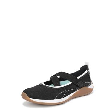 Imagem de Ryka Era Mary Jane feminino, Preto/branco, 35