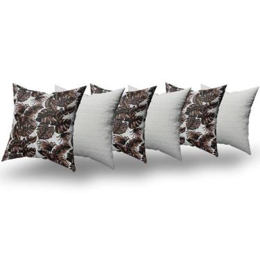 Imagem de Almofadas Decorativas 6 Unidades Com Ziper e Refil Silicone - RT MAGAZ