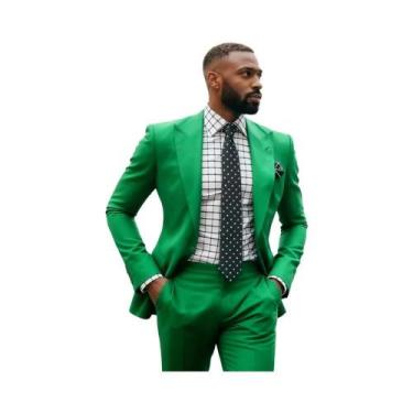 Imagem de Ternos Slim Fit Para Meninos Roxo Casual Inteligente Com Lapela Person