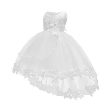 Imagem de Vestido De Renda Para Meninas, Elegante, Bordado, Para O Natal E Ano N