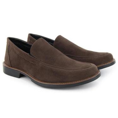 Imagem de Sapato Masculino Casual Social Sintético - Mila Marques, 39, Café