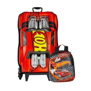 Imagem de Mochila Rodas Night Shifter Motor Cromo Hot Wheels Lancheira