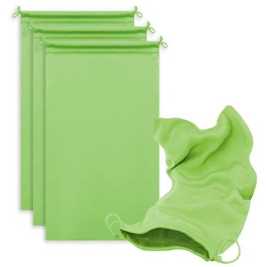 Imagem de MtuxuYR Bolsas de microfibra com cordão – Bolsa protetora macia para meias/roupas íntimas, artigos de higiene pessoal, lavanderia de academia, roupa de banho de praia, relógio, garrafa, luvas, chapéu