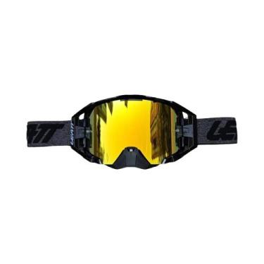 Imagem de Capacete De Moto BMX Unissex Para Verão Com Óculos De Segurança Para E