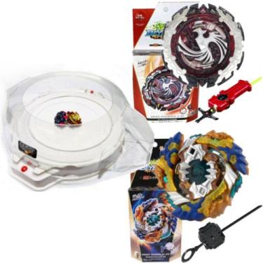 Imagem de Beyblades Dead Phoenix Vs Geist Fafnir - DB Pro - Beyblades Top Gyro, 