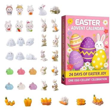 Imagem de Decoração De Coelho Para Contagem Regressiva Da Páscoa,Adereços Colecionáveis Reutilizáveis | Contagem Regressiva Para Coelhos Da Páscoa - Para Família Adultos Crianças Sala De Jantar Sala De