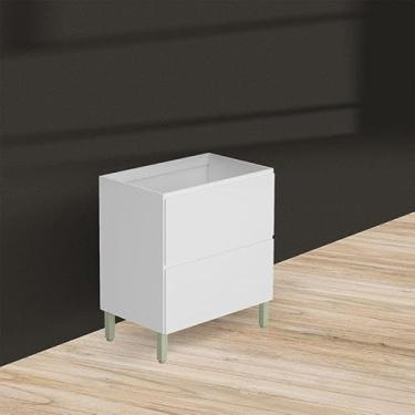 Imagem de Balcão para Pia Ambiente Art 80cm Branco Ártico - Kits Paraná