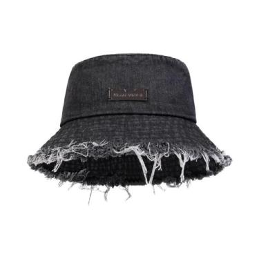 Imagem de Chapéu De Cowboy Casual Unissex Com Proteção Solar, Boné De Pescador C