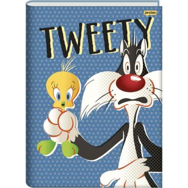 Imagem de Caderno Brochura Capa Dura Universitário Tweety 80 Folhas Jandaia Estampa 2
