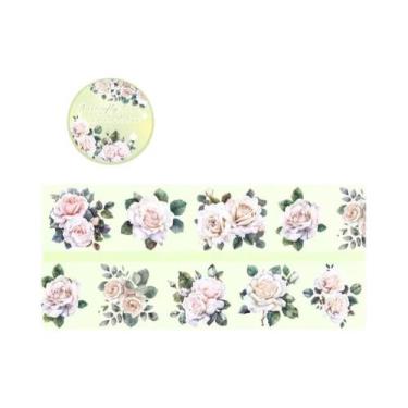 Imagem de Fitas Decorativas De Flores 50mm X 2m À Prova d'Água PET DIY Scrapbook