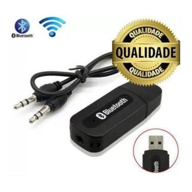 Imagem de Adaptador Bluetooth Usb Musica P2 Chamada Som Carro