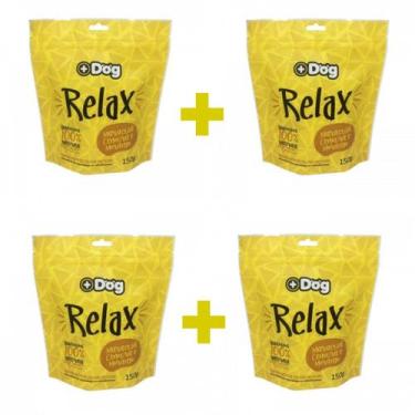 Imagem de Kit c/ 4 Biscoitos Mais Dog Relax 150g