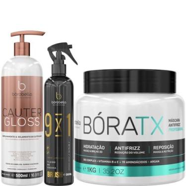 Imagem de Borabella Cauter Gloss 500ml + Fluido 300ml + Bóratx 1kg