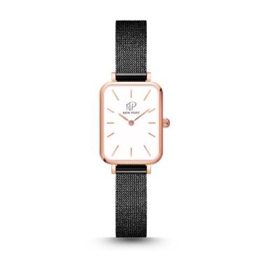 Imagem de Relógio Quadrado Feminino De Pulso Analógico Casual Elegante New Port