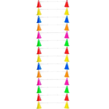 Imagem de Kit Agilidade Treinamento Funcional 28 Cones com Barreira