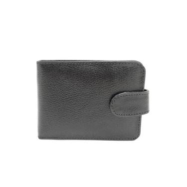 Imagem de Carteira masculina porta cartão com botão de fechamento - Dicouro, Pre