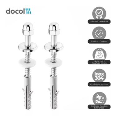 Imagem de Parafuso Fixação Bacia E Mictório Docol Aço Inoxidável (par)