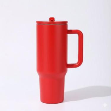 Imagem de Copo Térmico TR-018 1200ml Inox com Canudo, Alça, Tampa 40oz, com Bico