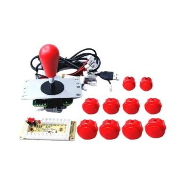 Imagem de Kit DIY De Console Arcade Com Joystick De 8 Direções E Botões Para PC 