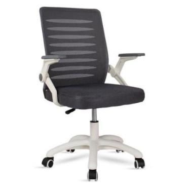 Imagem de Cadeira de Escritório Diretor giratória Alexander Cinza/ Branca Healer-Unissex