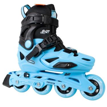 Imagem de Patins Traxart Infantil STRT Azul - 62/64mm ou 68/70mm ABEC-5-Masculino