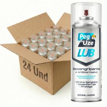 Imagem de Caixa 24 Latas Spray Desengripante Óleo Lubrificante Atacad - Suzer