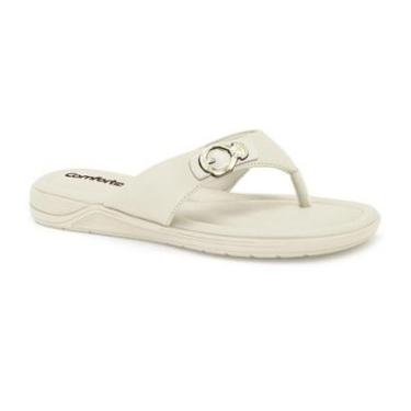 Imagem de Chinelo Feminino Comfortflex  Detalhe Fivela Dourada-Feminino