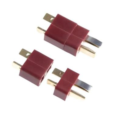 Imagem de Conectores Deans T Plug Masculino E Feminino Para Bateria LiPo RC, Kit
