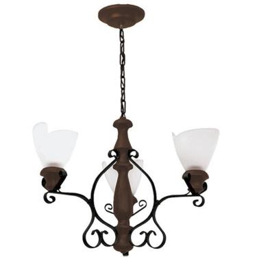 Imagem de Lustre  Muller Artis 3 Lâmpadas Envelhecido 7033E