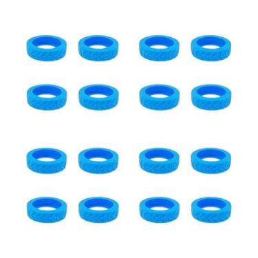 Imagem de 16 Peças De Capas Protetoras Antirruído E Antichoque Para Rodas De Mal