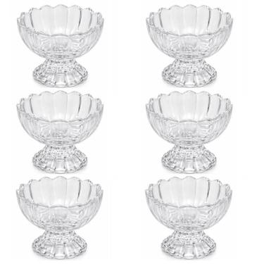 Imagem de Conjunto 6 Taças de Vidro para Sobremesa125ml Geneva Wolff