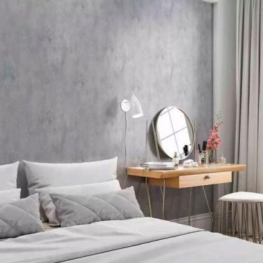 Imagem de Papel de Parede 5 Metros Autocolante Adesivo Cimento Queimado Lavável 