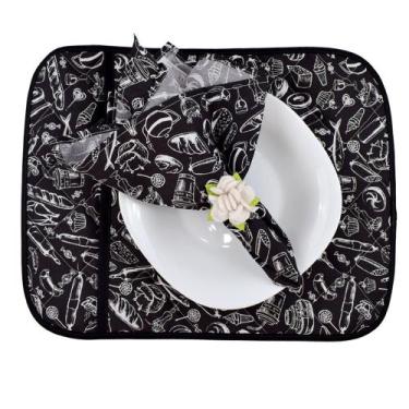 Imagem de Jogo Americano Matelado 4 Peças - Recanto Da Costura