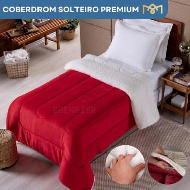 Imagem de Coberdrom Solteiro Sherpa Dupla Face Extra Macio Toque Aveludado Premi