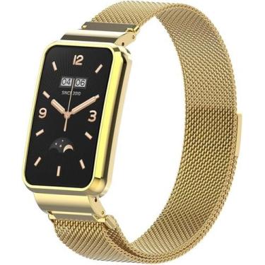 Imagem de Kit Pulseira magnética + CASE NSmart em aço inoxidável compatíveis com