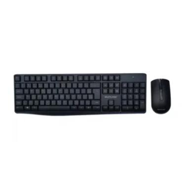 Imagem de Kit Teclado E Mouse Sem Fio, 2.4ghz, Multimídia Usb Com Pilhas - Tc270