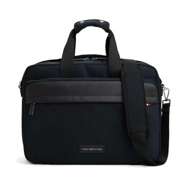 Imagem de Pasta Bolsa Tommy Hilfiger Workbag Nylon Masculina Preta-Masculino