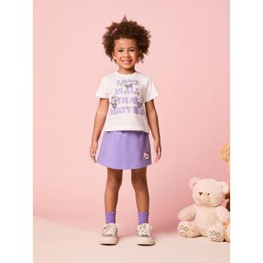 Imagem de Conjunto Blusa e Shorts Saia Hello Kitty e Amor Momi-Feminino