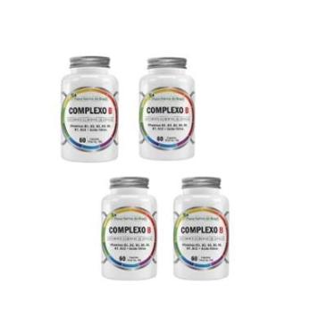 Imagem de Kit 4 Complexo B B3 B5 B6 B2 B9 B7 B12 4x60 Caps Flora Nativa-Unissex