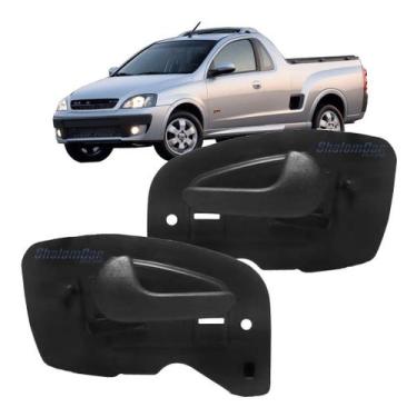 Imagem de Par Maçaneta Gatilho Puxador Interna Porta Corsa Montana     - SHALOMC